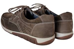 LA CUOIERIA 513 taupe veterschoen - www.claessensschoenen.nl