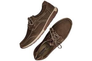 LA CUOIERIA 513 taupe veterschoen - www.claessensschoenen.nl