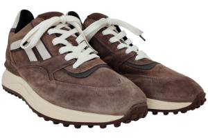 FLORIS VAN BOMMEL 10139-34-02  NOPPI taupe sneaker - www.claessensschoenen.nl