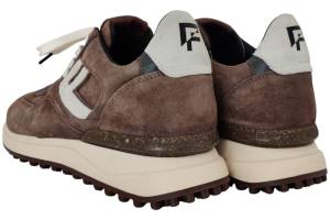 FLORIS VAN BOMMEL 10139-34-02  NOPPI taupe sneaker - www.claessensschoenen.nl