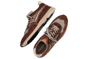 FLORIS VAN BOMMEL 10153 cognac sneaker - www.claessensschoenen.nl