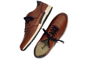 SIOUX 2111261 ROJARO cognac sneaker - www.claessensschoenen.nl