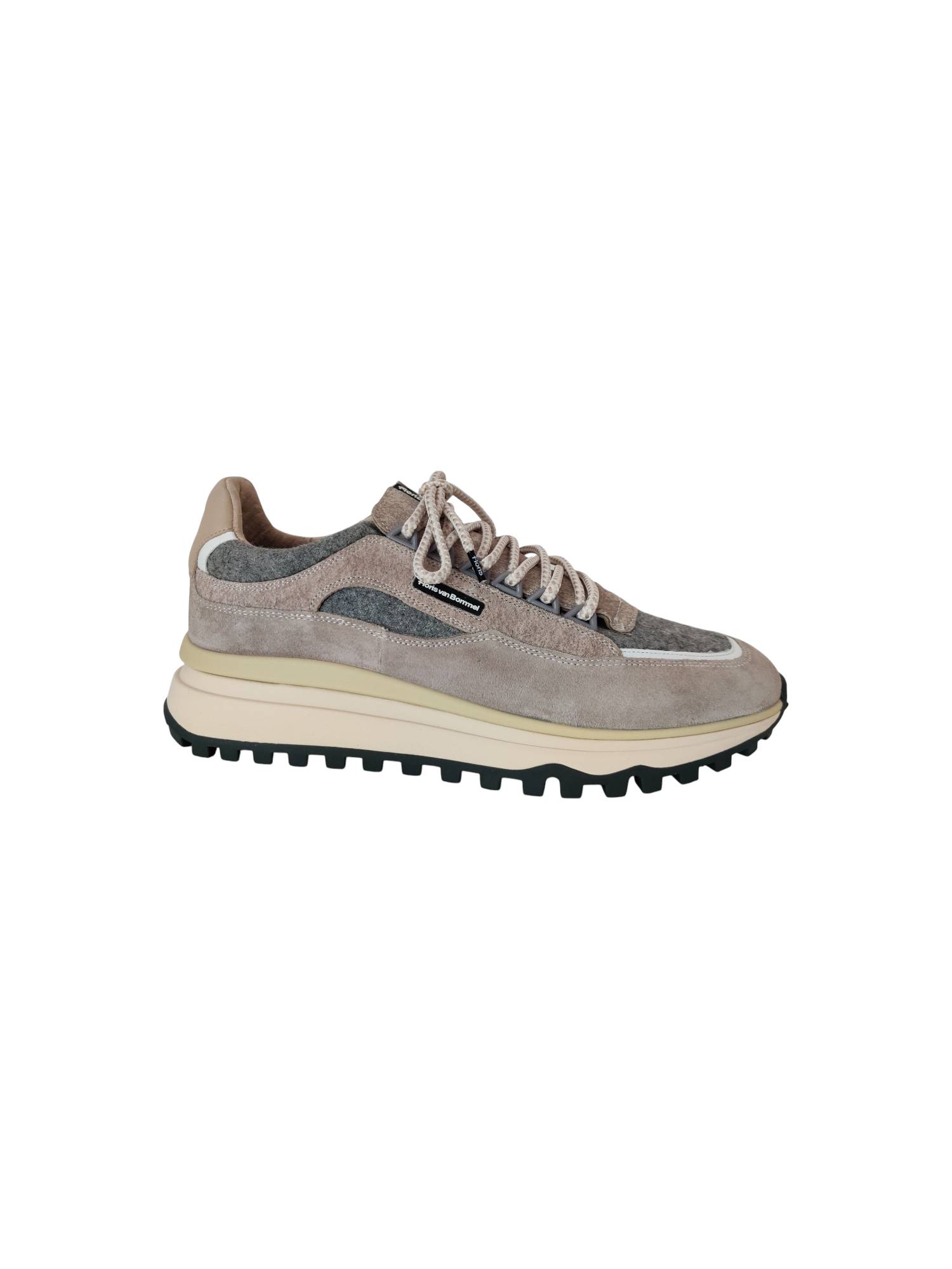 FLORIS VAN BOMMEL 10248-22-01  DE GRIPPER bruin sneaker - www.claessensschoenen.nl
