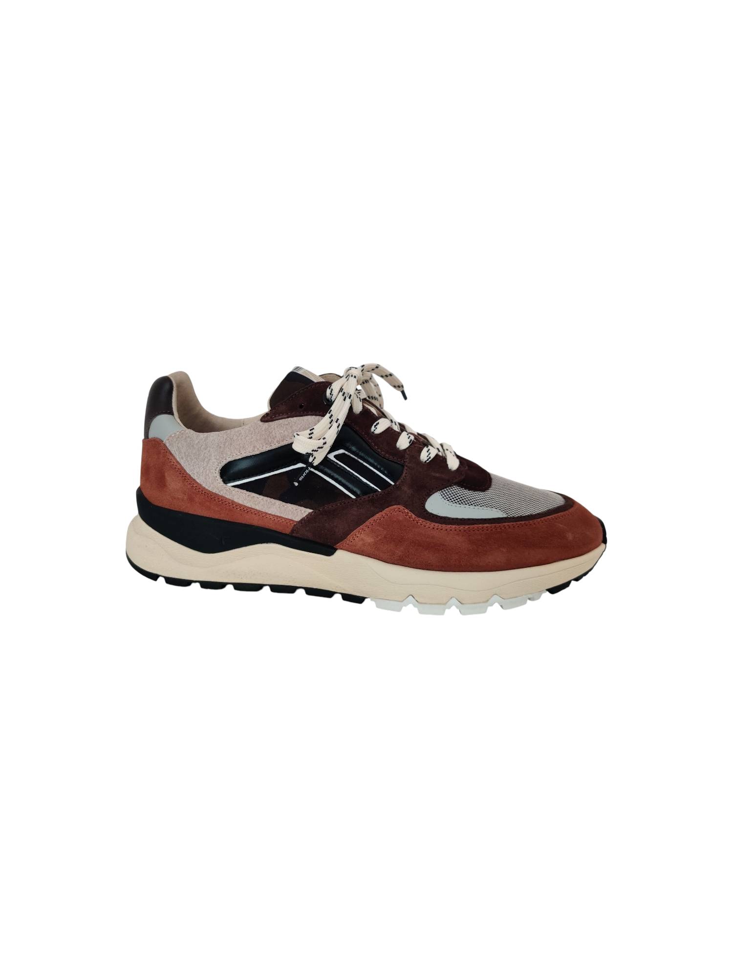 FLORIS VAN BOMMEL 10154-86-02 DE TREENER orange sneaker - www.claessensschoenen.nl
