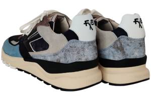 FLORIS VAN BOMMEL 10154-42-03 DE TREENER licht blauw sneaker - www.claessensschoenen.nl