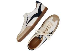FLORIS VAN BOMMEL 10224-41-01 blauw sneaker - www.claessensschoenen.nl