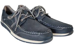 LA CUOIERIA 513 blauw veterschoen - www.claessensschoenen.nl