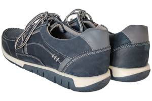 LA CUOIERIA 513 blauw veterschoen - www.claessensschoenen.nl