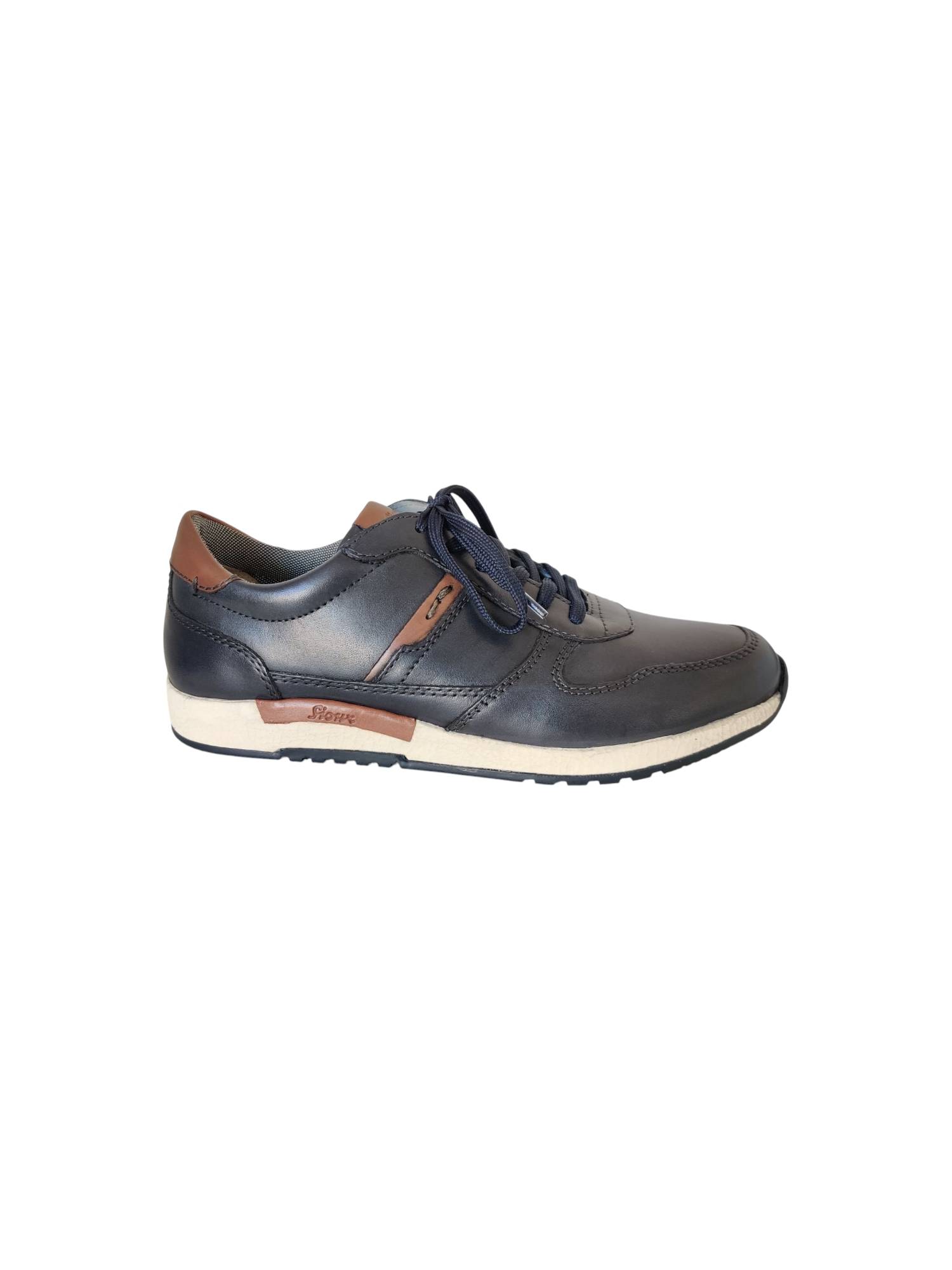 SIOUX 2111260 ROJARO blauw sneaker - www.claessensschoenen.nl