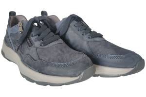 WALDLAUFER 713003-300-537 blauw sneaker - www.claessensschoenen.nl