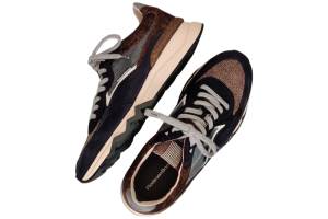 FLORIS VAN BOMMEL 10178-41-01  DE ZAGER blauw sneaker - www.claessensschoenen.nl