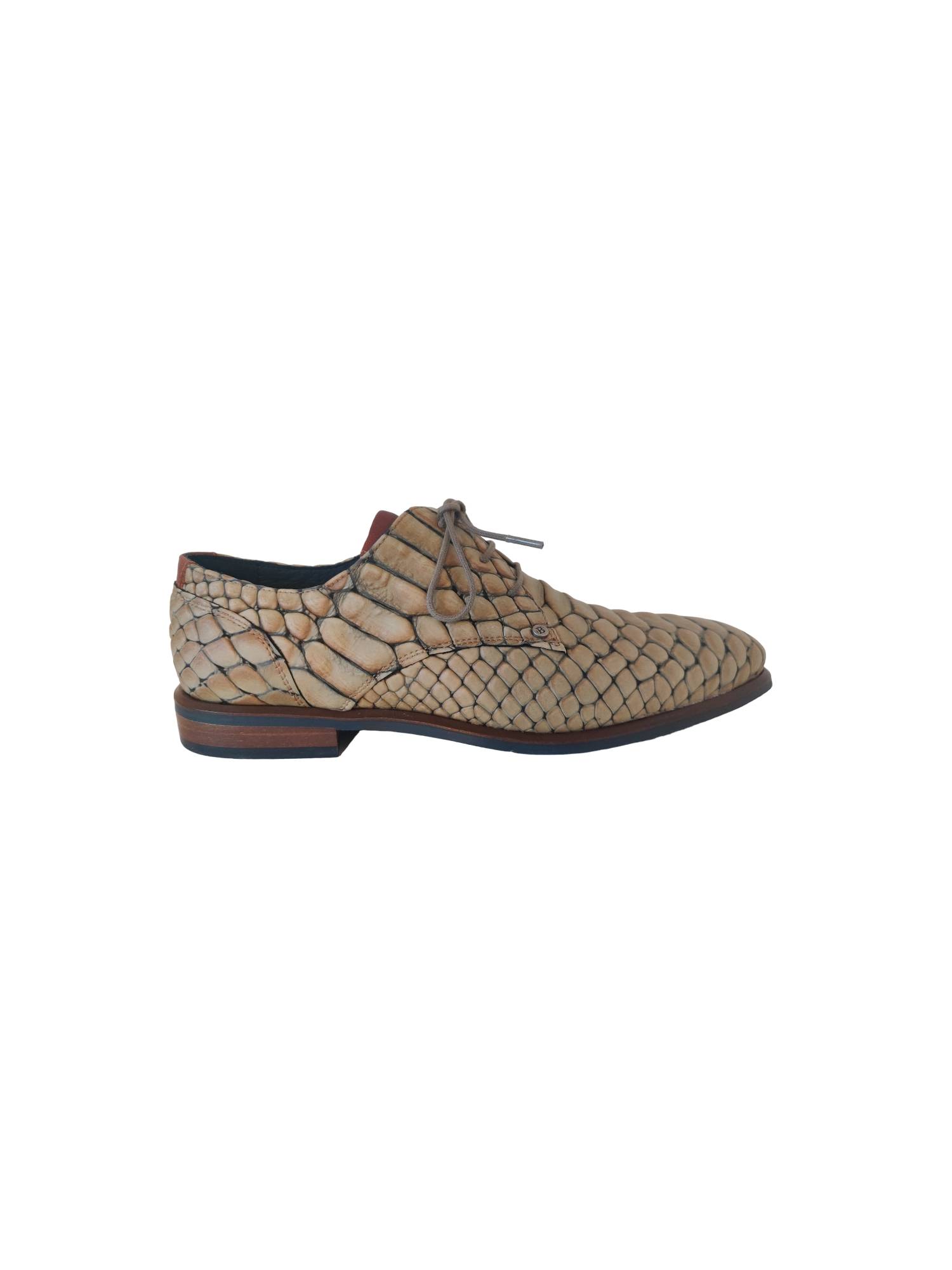 BERKELMANS 2410073271 beige veterschoen - www.claessensschoenen.nl