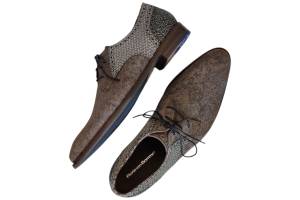FLORIS VAN BOMMEL 30361-30-03 grijs veterschoen - www.claessensschoenen.nl