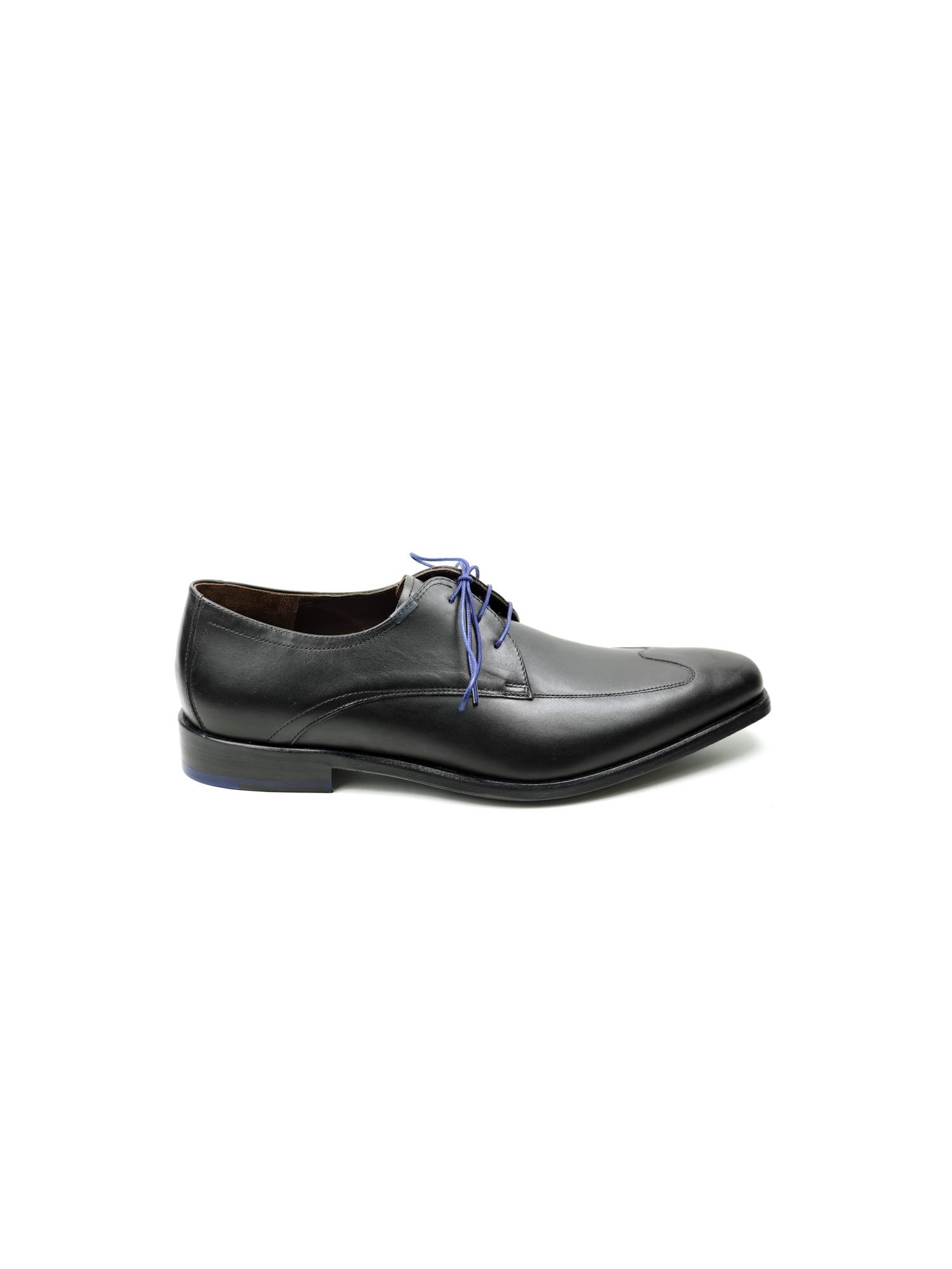 FLORIS VAN BOMMEL SFM-30319   DE SLIJTER zwart veterschoen - www.claessensschoenen.nl