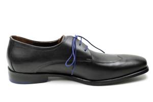 FLORIS VAN BOMMEL SFM-30319   DE SLIJTER zwart veterschoen - www.claessensschoenen.nl