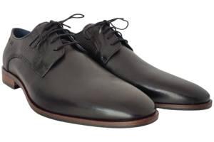 BERKELMANS 2320058251 SAMEIRO zwart veterschoen - www.claessensschoenen.nl