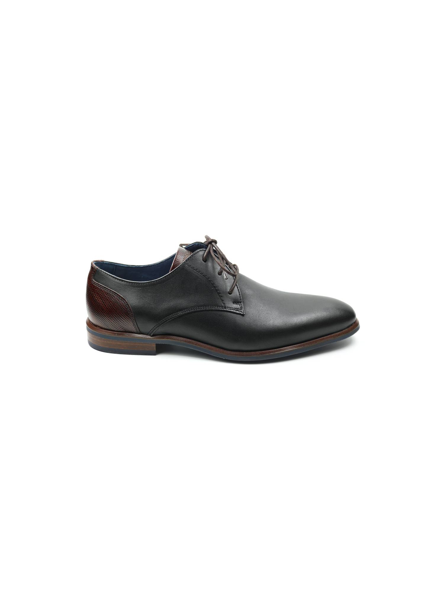 BERKELMANS 231006404 zwart veterschoen - www.claessensschoenen.nl