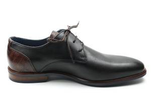 BERKELMANS 231006404 zwart veterschoen - www.claessensschoenen.nl