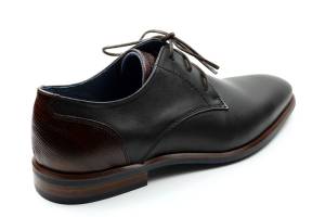 BERKELMANS 231006404 zwart veterschoen - www.claessensschoenen.nl