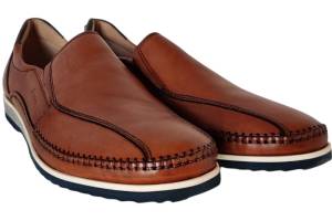SIOUX 2137842 HAJOKO cognac instapper - www.claessensschoenen.nl