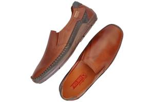 PIKOLINOS 3128 cognac instapper - www.claessensschoenen.nl