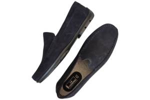 LA CUOIERIA 705 blauw instapper - www.claessensschoenen.nl