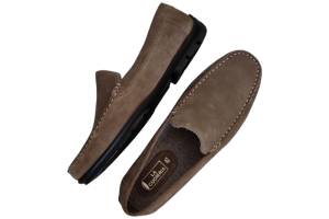 LA CUOIERIA 705 licht grijs instapper - www.claessensschoenen.nl