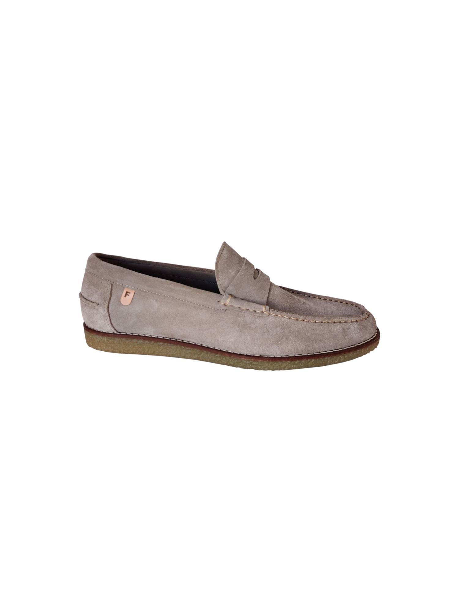 FLORIS VAN BOMMEL 40034-22-01 beige instapper - www.claessensschoenen.nl