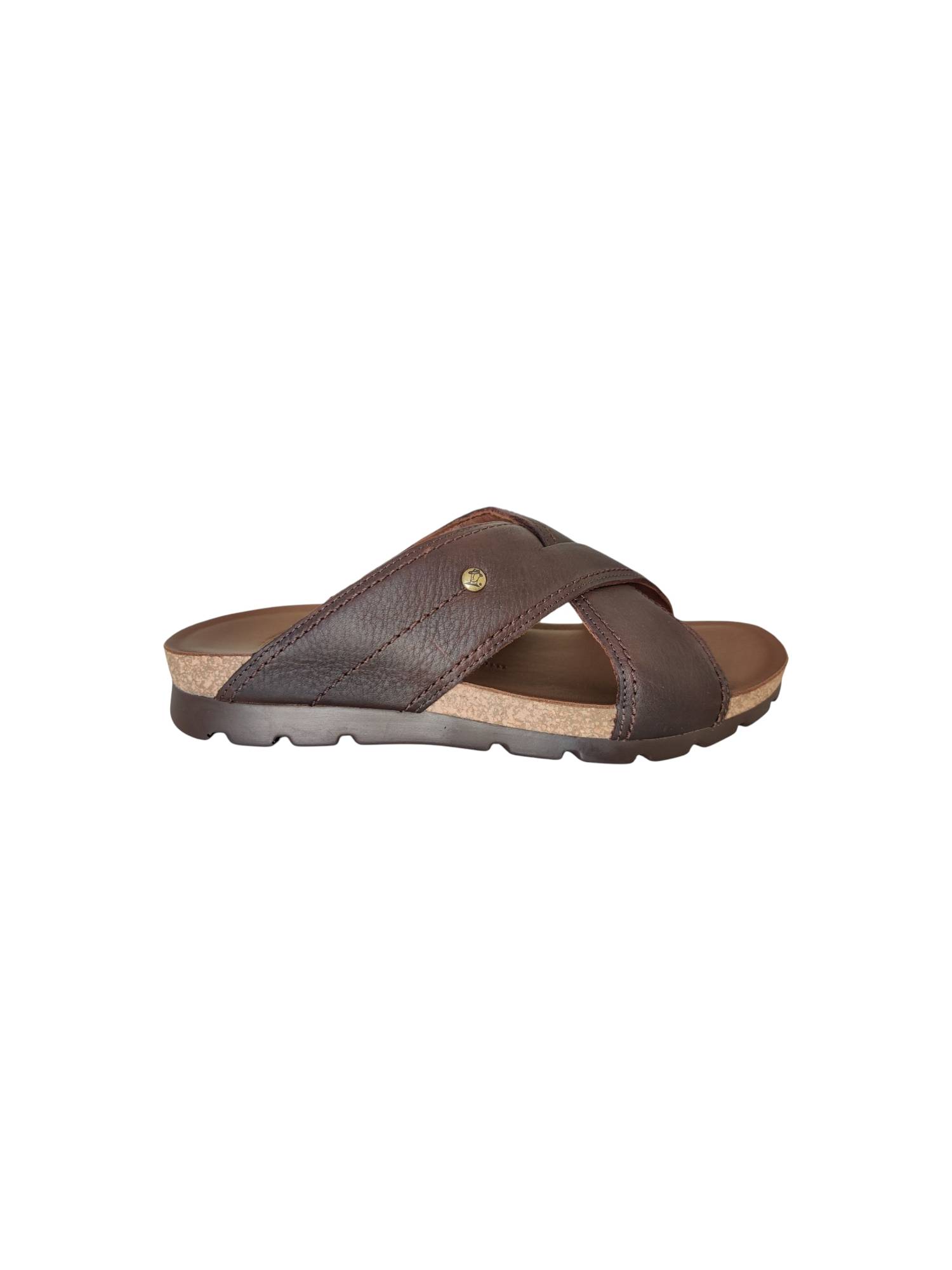 PANAMA JACK SALMAN C17 bruin slippers - www.claessensschoenen.nl
