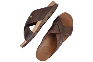 PANAMA JACK SALMAN C17 bruin slippers - www.claessensschoenen.nl