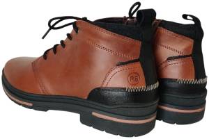 POELMAN LPBRUT-19MPOE cognac enkelboot - www.claessensschoenen.nl