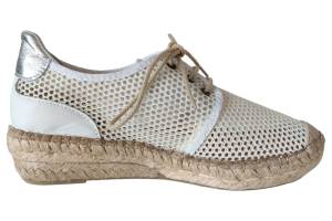 FABIOLAS M106013 wit veterschoen - www.claessensschoenen.nl