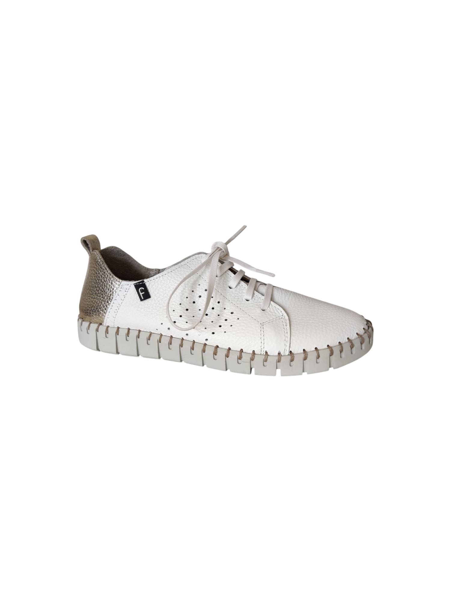 FABIOLAS 26350 wit veterschoen - www.claessensschoenen.nl
