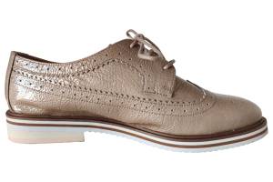 REGARDE LE CIEL DALMA-01 beige veterschoen - www.claessensschoenen.nl