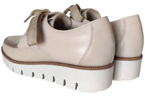 DL SPORT 6582 beige veterschoen - www.claessensschoenen.nl