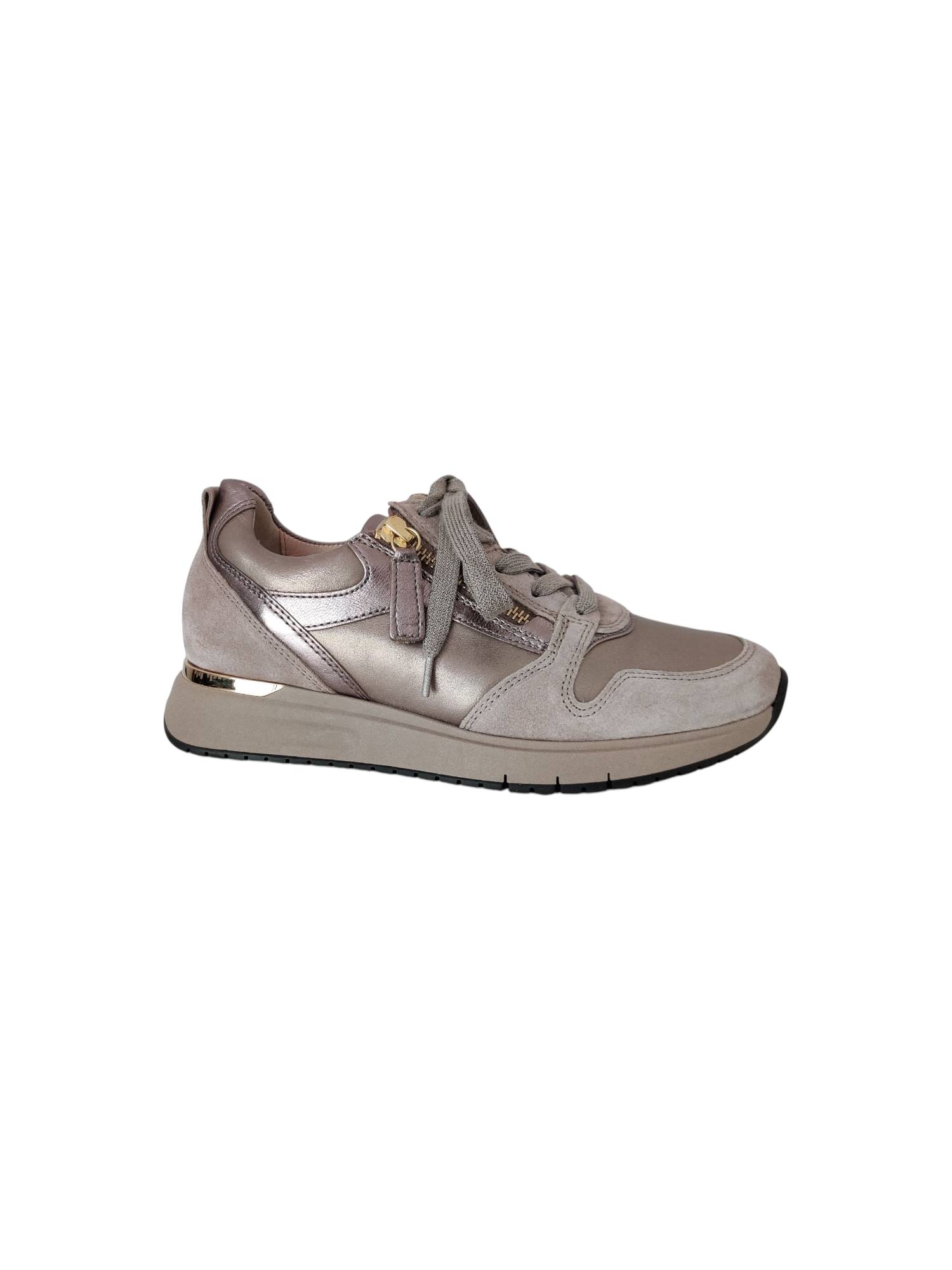 GABOR 76.446.65 beige sneaker - www.claessensschoenen.nl