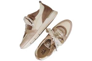 DL SPORT 6523 beige sneaker - www.claessensschoenen.nl