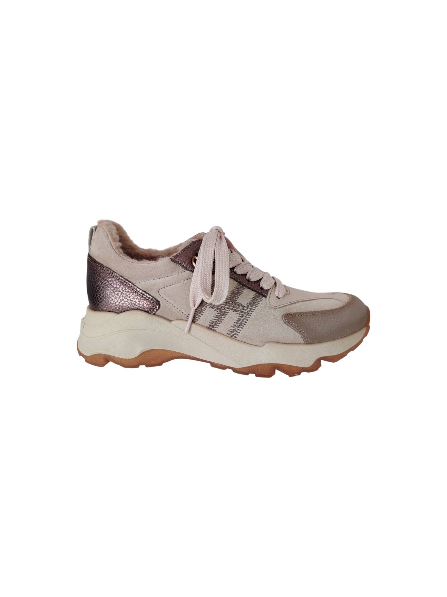 HISPANITAS HI254369 taupe sneaker - www.claessensschoenen.nl