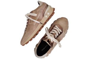 FLORIS VAN BOMMEL 10084-34-01  BLOKKI taupe sneaker - www.claessensschoenen.nl