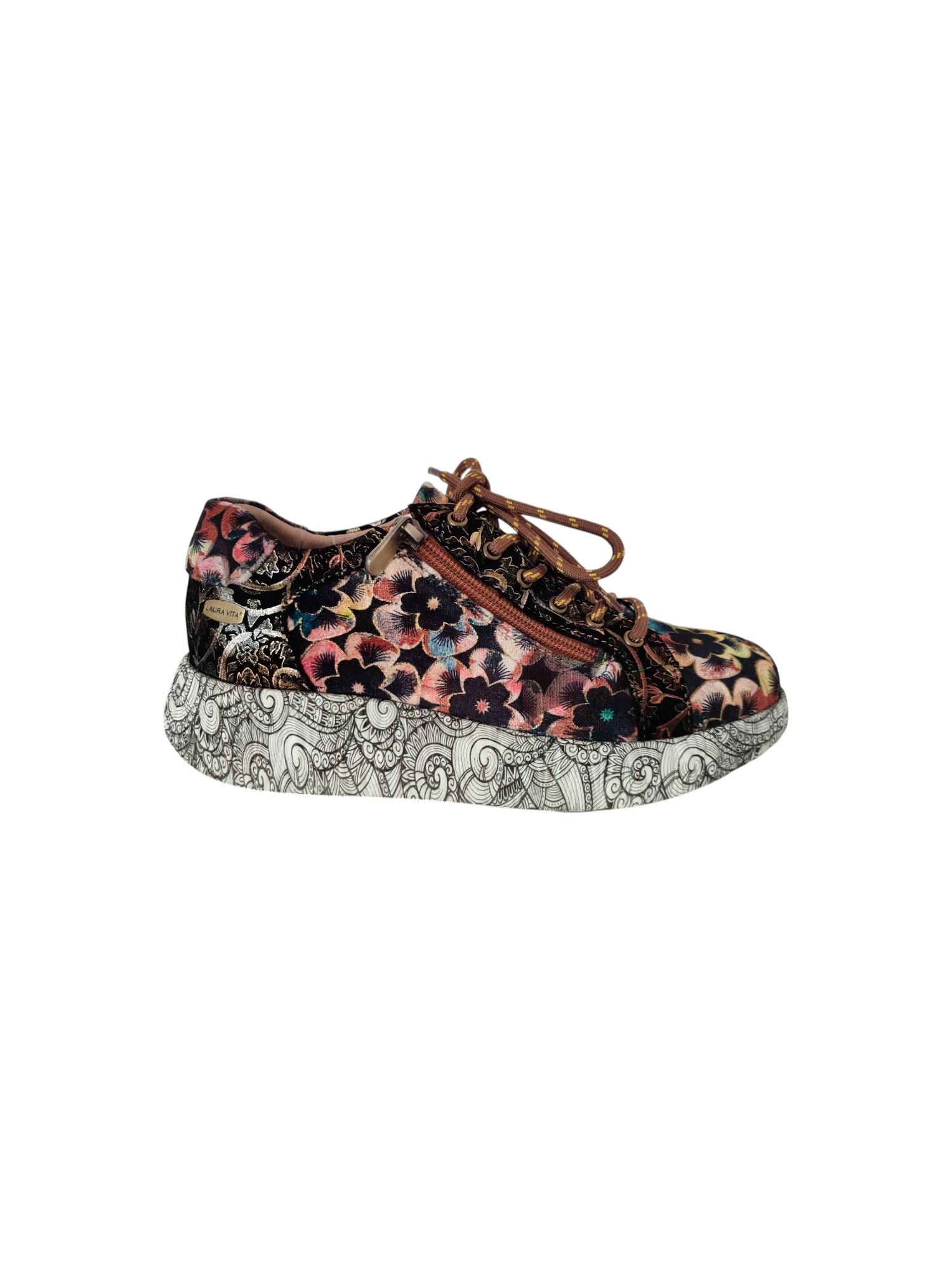 LAURA VITA NIKITO 04 bruin sneaker - www.claessensschoenen.nl