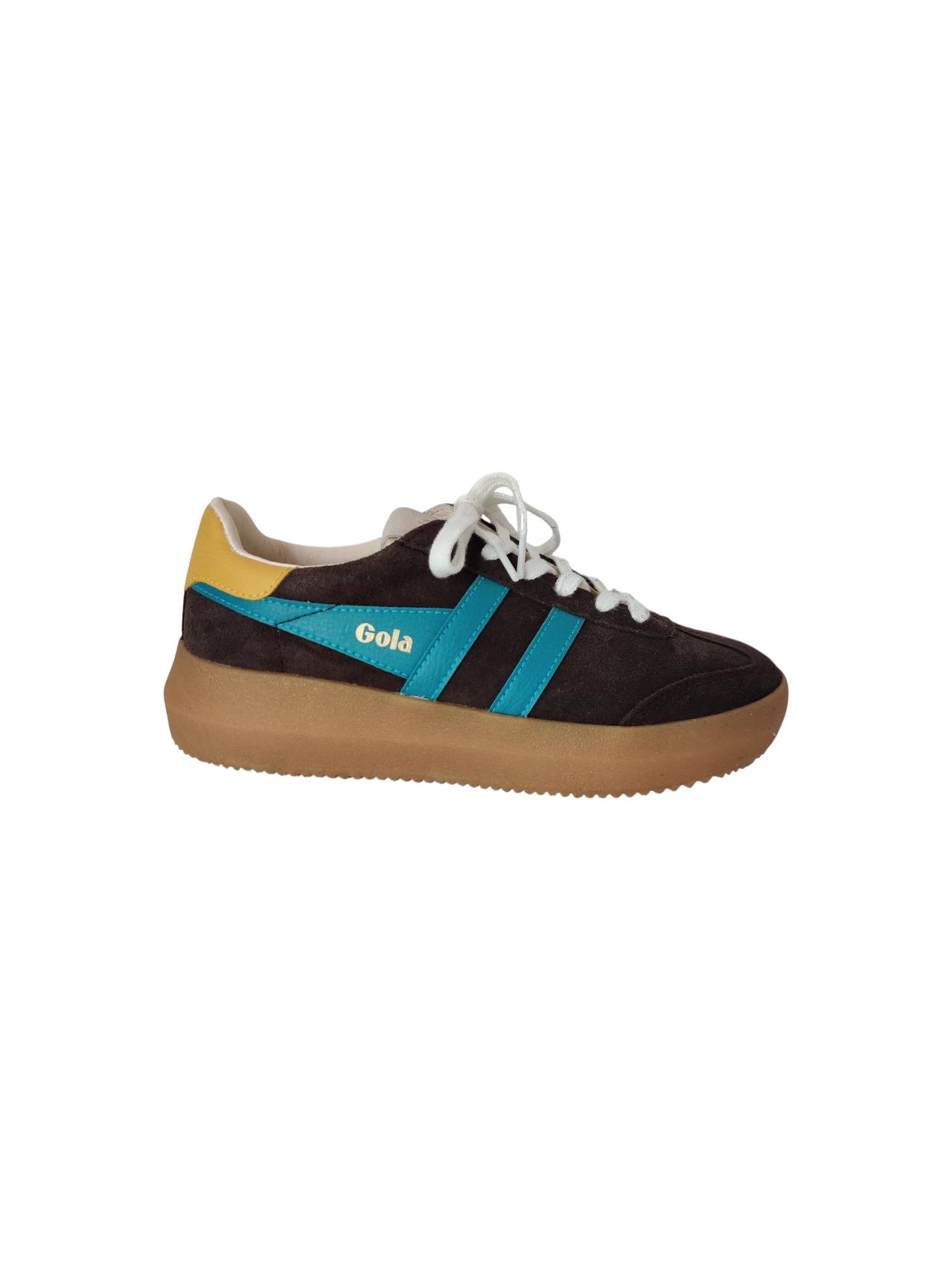 GOLA CLB 573 bruin sneaker - www.claessensschoenen.nl