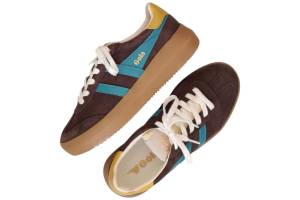 GOLA CLB 573 bruin sneaker - www.claessensschoenen.nl