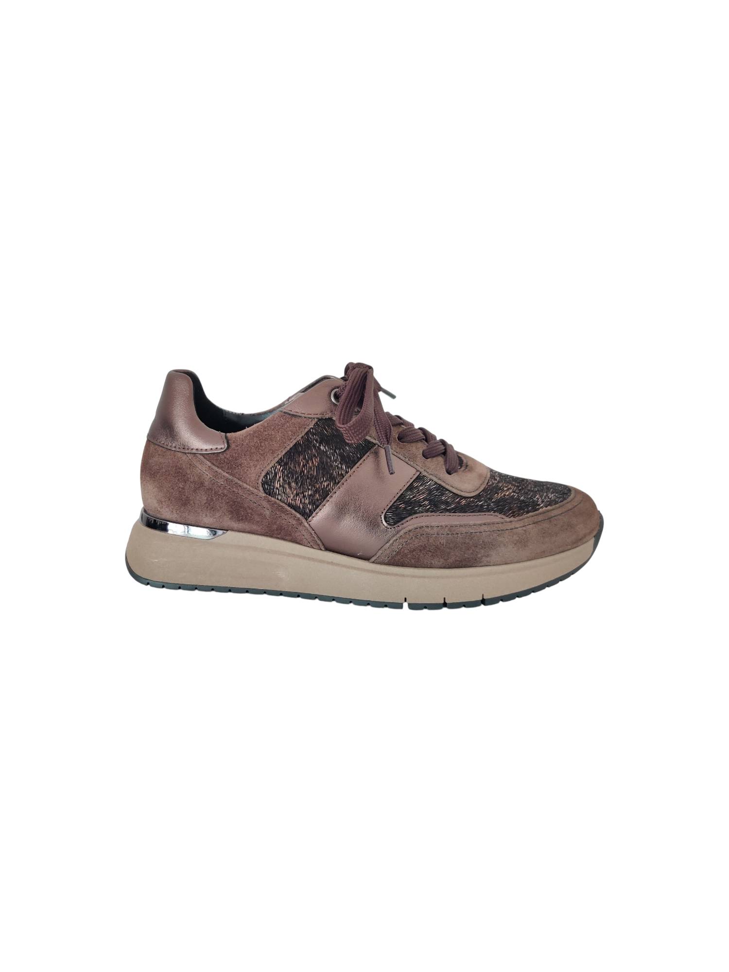 GABOR 76.445.63 bruin sneaker - www.claessensschoenen.nl