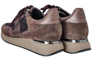 GABOR 76.445.63 bruin sneaker - www.claessensschoenen.nl