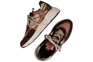 POELMAN LPCIROP-06POE2 bruin sneaker - www.claessensschoenen.nl