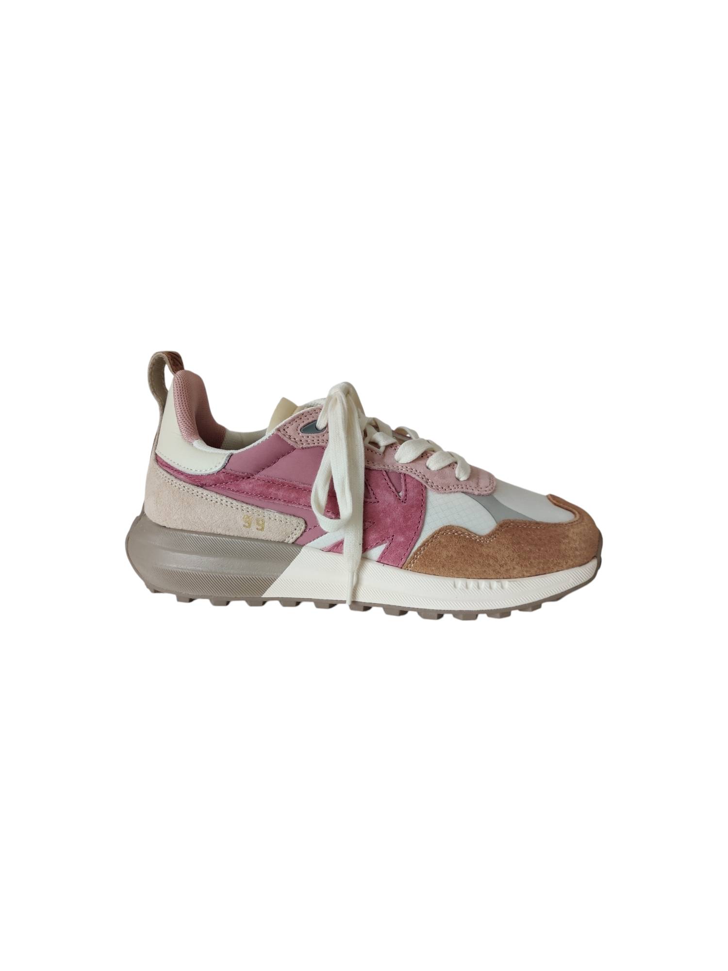 KAOTIKO DETROIT AQ002 roze sneaker - www.claessensschoenen.nl