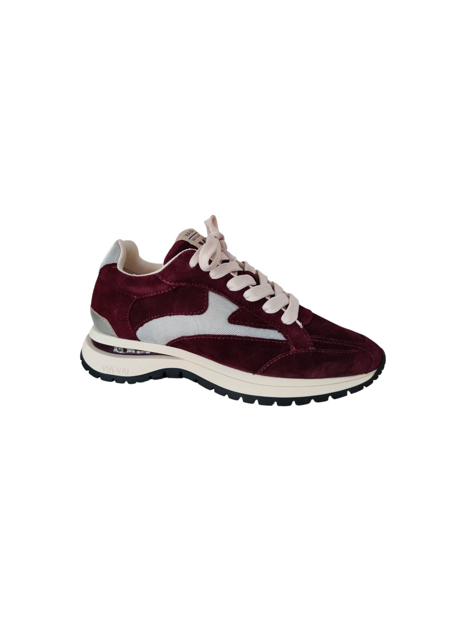 VIA VAI USHER RIGGS 62343-01-1302 bordeaux sneaker - www.claessensschoenen.nl