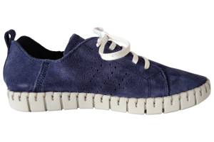 FABIOLAS 26600 blauw veterschoen - www.claessensschoenen.nl