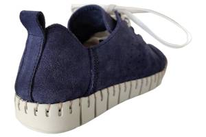 FABIOLAS 26600 blauw veterschoen - www.claessensschoenen.nl