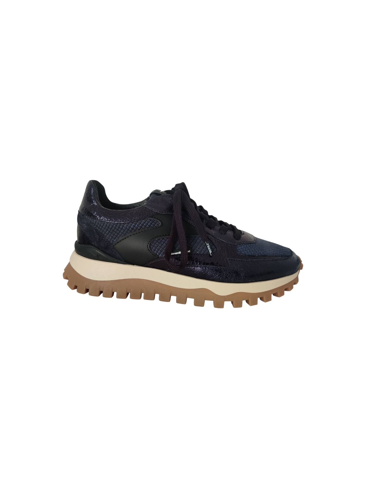 FLORIS VAN BOMMEL 10127-41.01  GOMMI blauw sneaker - www.claessensschoenen.nl